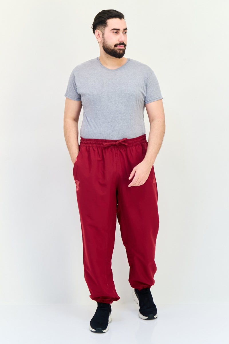Adidas Men Sportswear Fit Brand Logo Outdoor Sweatpants, Maroon  - Image 4