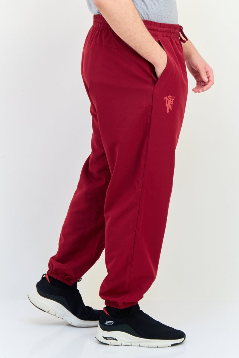 Adidas Men Sportswear Fit Brand Logo Outdoor Sweatpants, Maroon  - Image 2
