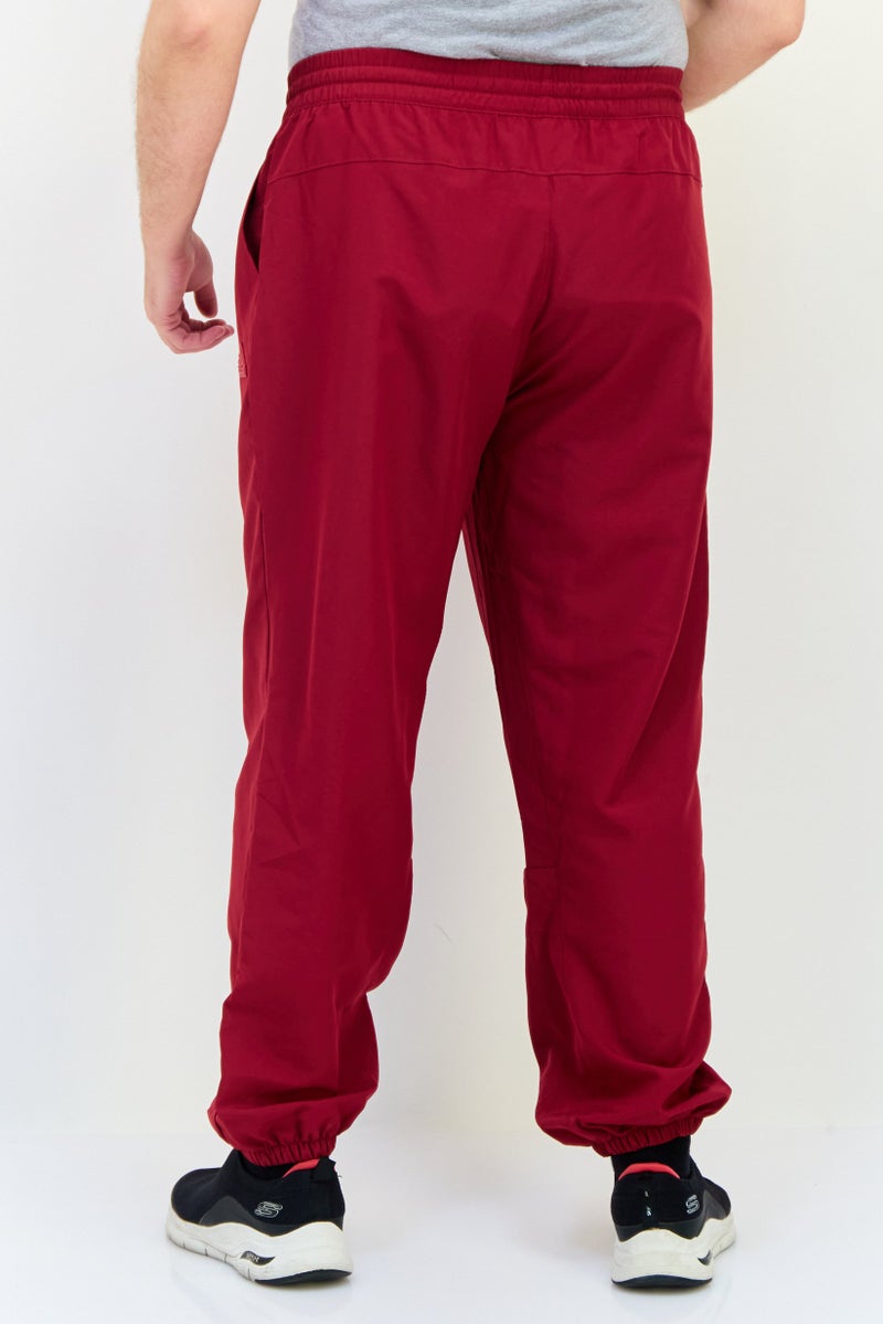 Adidas Men Sportswear Fit Brand Logo Outdoor Sweatpants, Maroon  - Image 3
