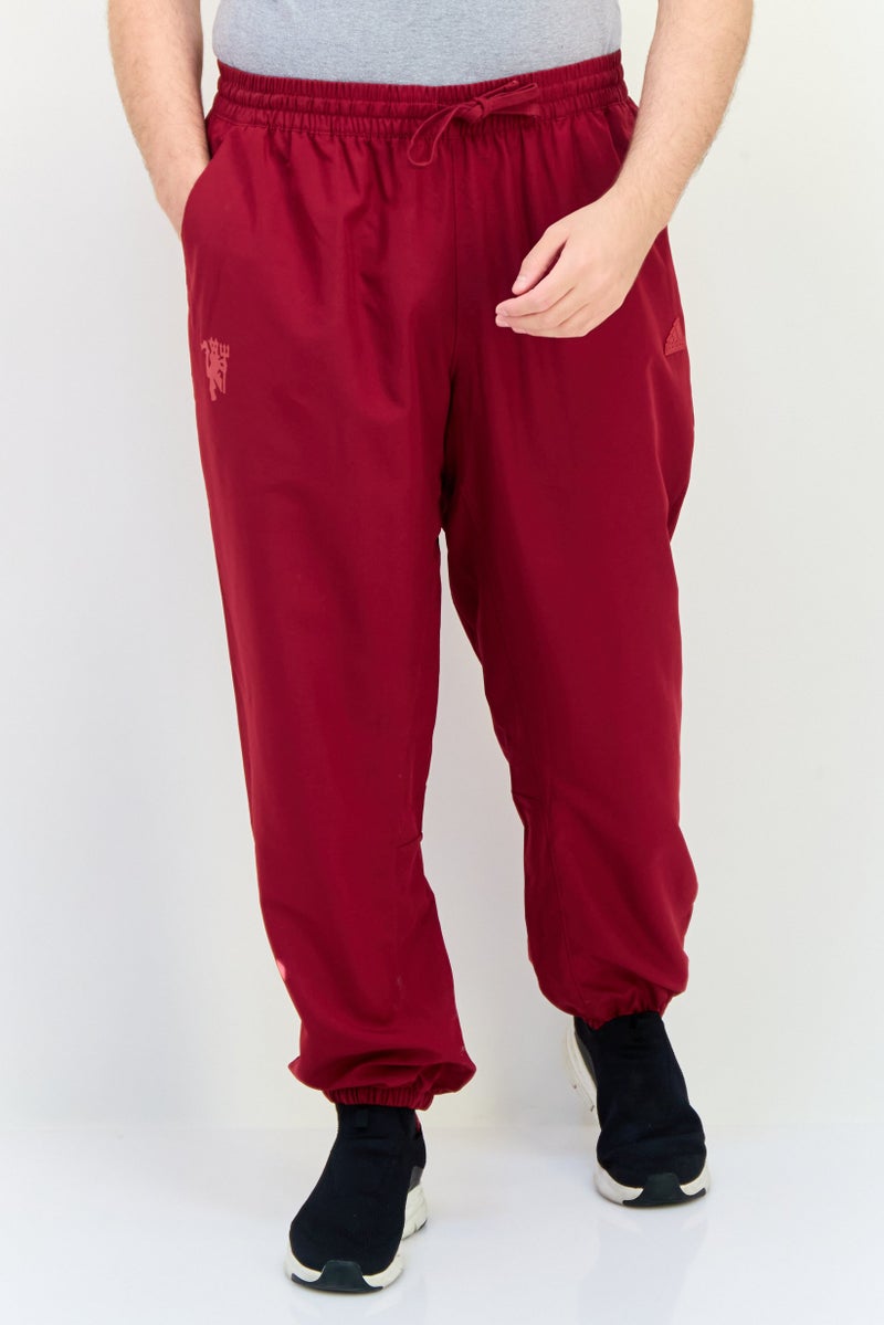 Adidas Men Sportswear Fit Brand Logo Outdoor Sweatpants, Maroon  - Image 1