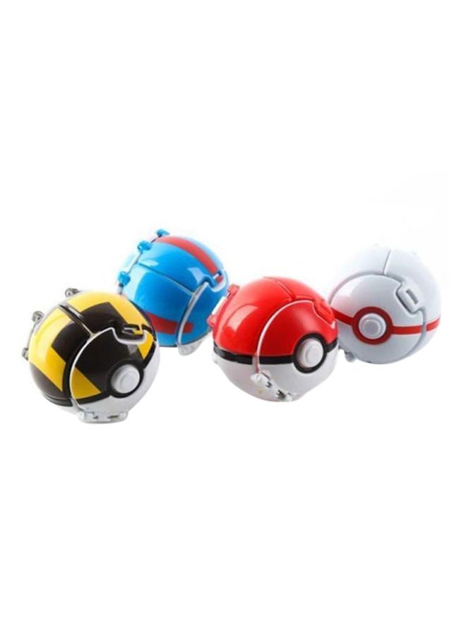 NIBEMINENT 4-Piece Pokemon Genie Ball Set - Image 2