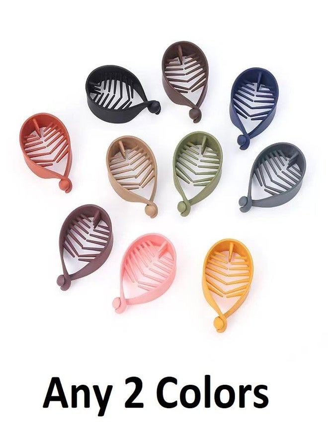 RHOSYN HAIR ACCESSORIES 6 Pieces Hair Claw Clips, Small Medium Matte Glossy Color Butterfly Barrettes For Thick Thin Long Hair, Tight Strong Grip Clutchers For Women,Girls Accessories - Image 2