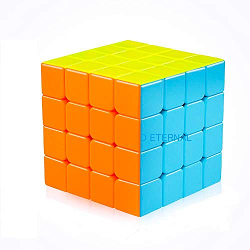 D ETERNAL Stickerless 4X4 and Stickered Silver Mirror Puzzle Cubes Combo Set for Kids - Image 2