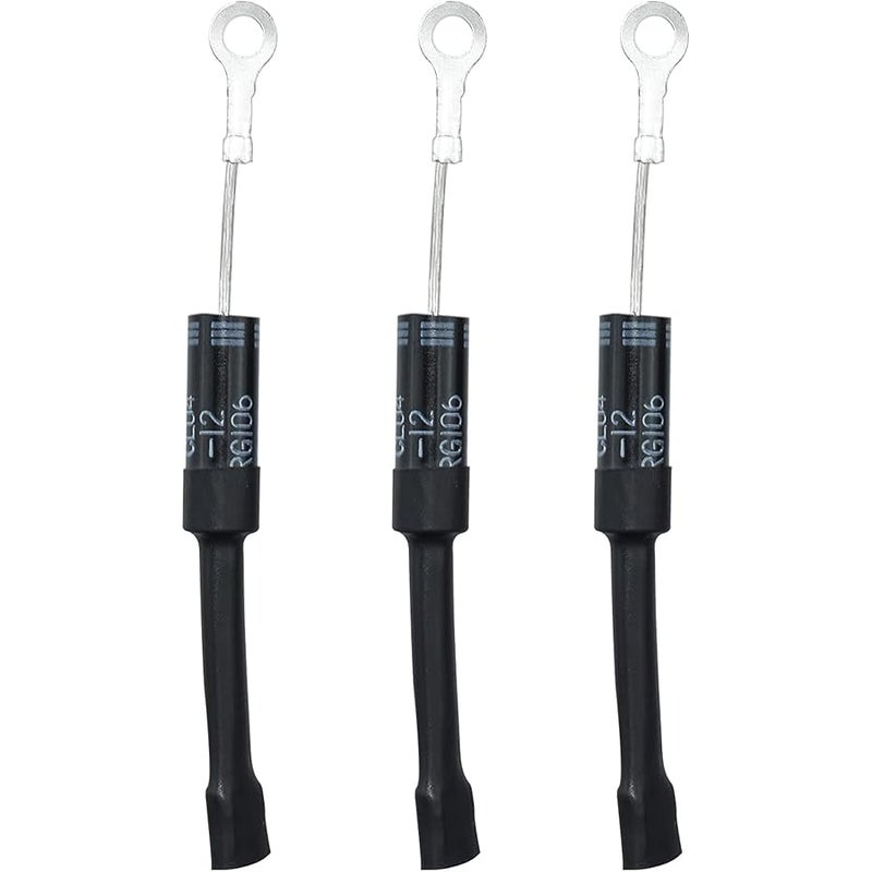 Aifeier ET 3 Pcs Universal Microwave Diodes CL01-12, 0.35A 12KV High Voltage Diode Compatible for DE91-70063D LG 6851W1A002E WB27X10930 Replaceable Parts T3512, 3512, HVM12, 512H - Image 1