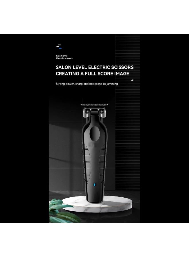 JAJEEK Professional Cordless Hair Trimmer for Men – USB Rechargeable Hair Clipper with 1200mAh Battery, Sharp Stainless Steel Blades, LCD Display & Quiet Motor – 180-Minute Runtime Beard & Hair Cutting Machine for Home & Salon Use – Precision Grooming Tool - Image 4