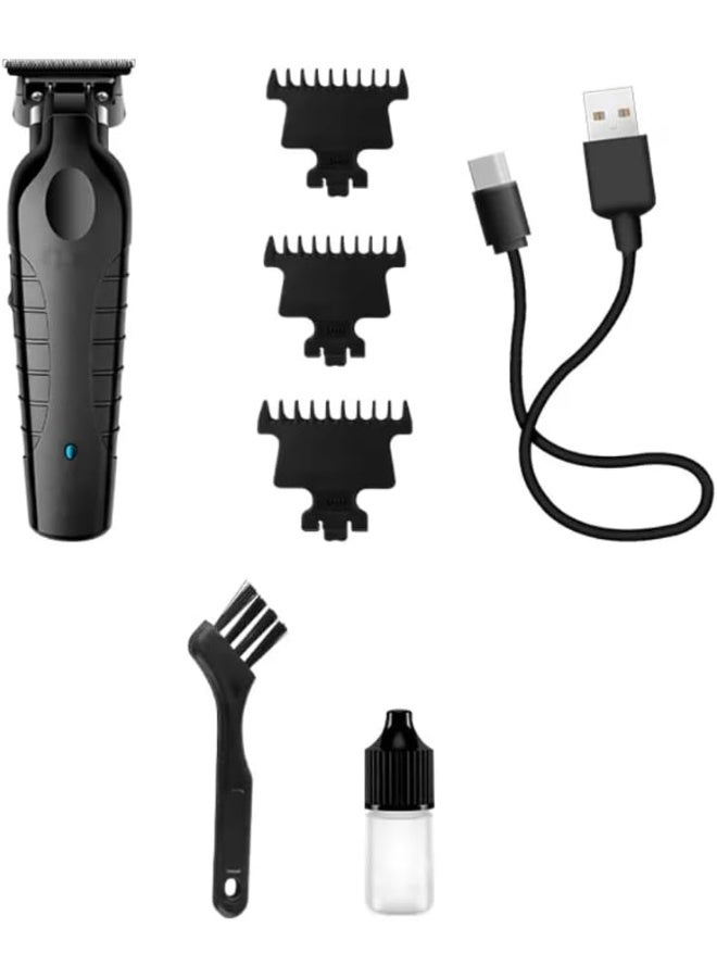 JAJEEK Professional Cordless Hair Trimmer for Men – USB Rechargeable Hair Clipper with 1200mAh Battery, Sharp Stainless Steel Blades, LCD Display & Quiet Motor – 180-Minute Runtime Beard & Hair Cutting Machine for Home & Salon Use – Precision Grooming Tool - Image 1