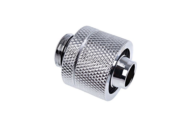 Alphacool 17233 Eiszapfen 16/10mm Compression Fitting G1/4 - Chrome Water Cooling Fittings - Image 1