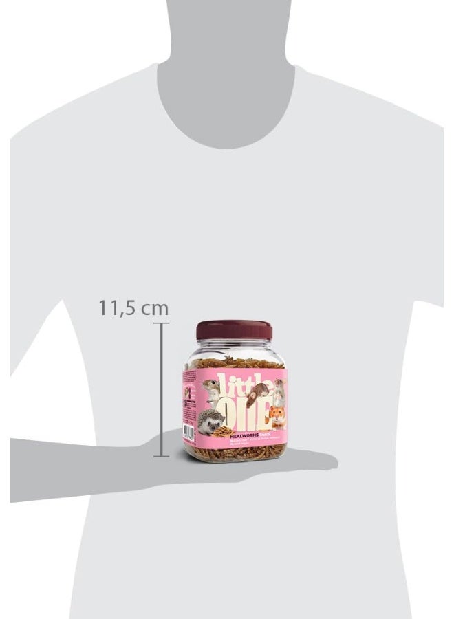 Little One Mealworms Snack - 70g Brown - Image 3