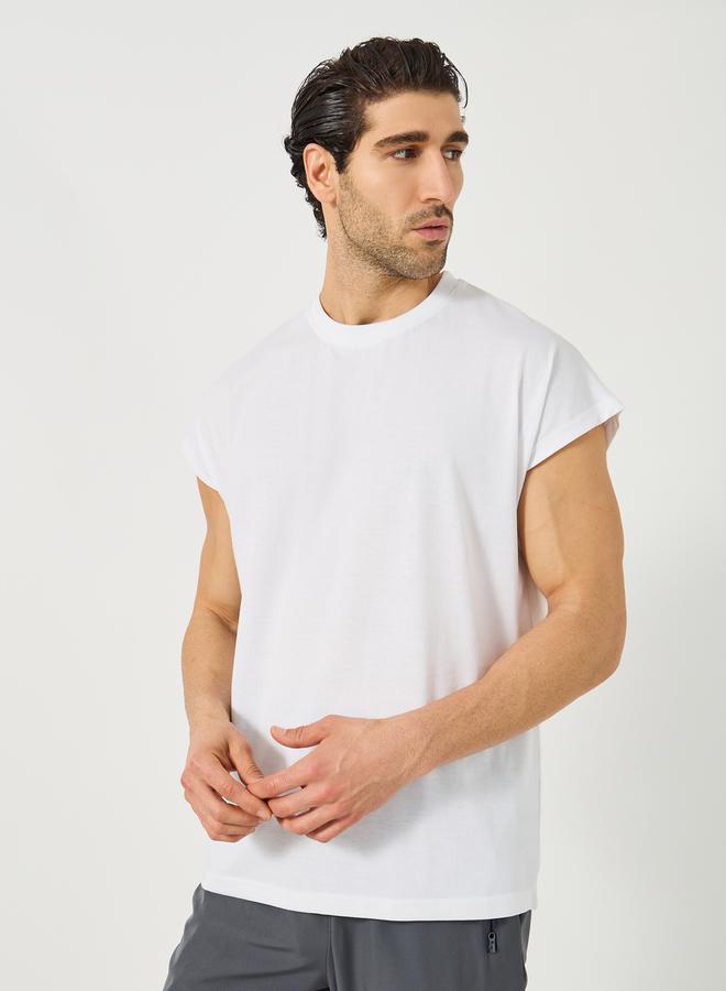 Styli Slogan Print Oversized Training T-Shirt - Image 2