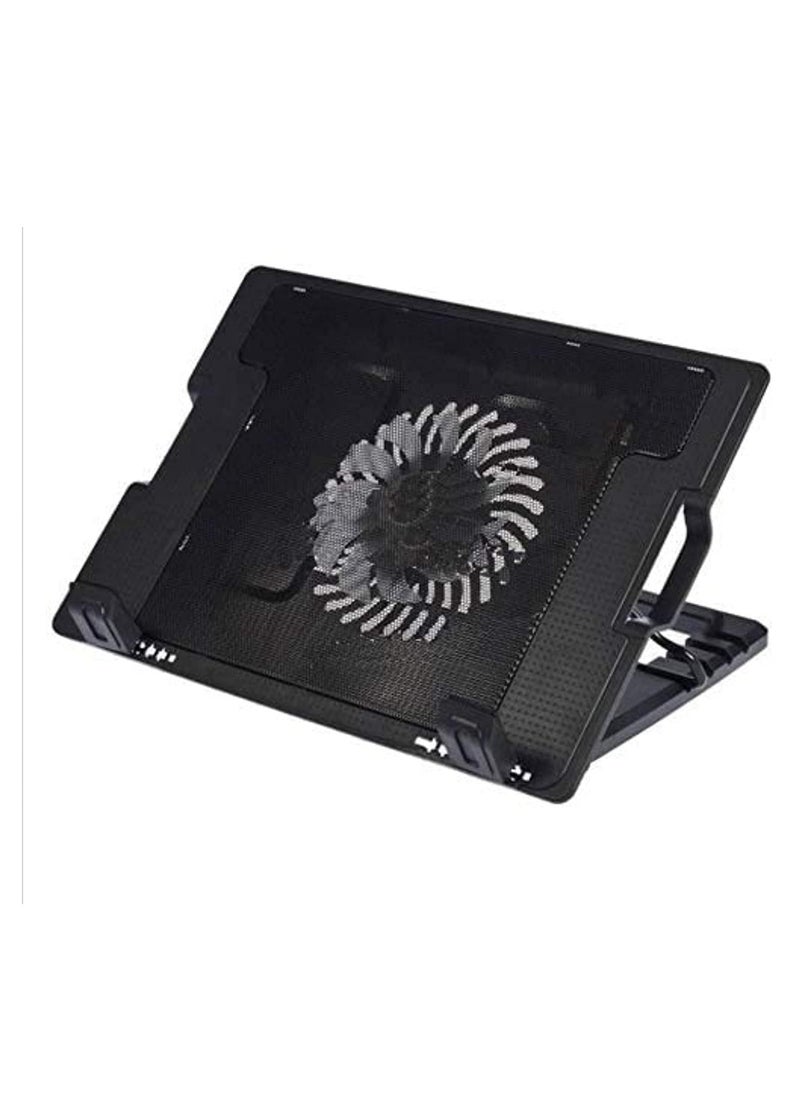 Generic Laptop Cooling Fan With USB LED 2 Fan Cooling Cooler Adjustable Stand Pad for 9 Inch To 17 Inch Notebook Laptop  - Image 1