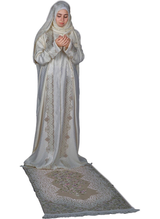 سندس طقم صلاة بيج - Image 1
