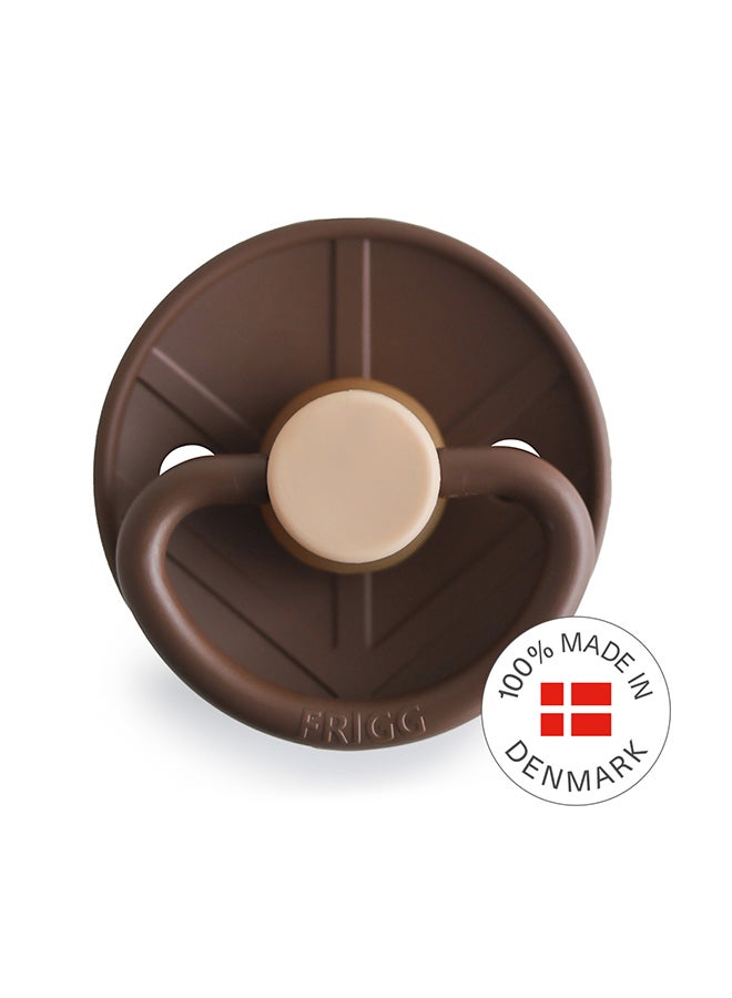FRIGG Little Viking Latex Baby Pacifier 0-6M 1-Pack Bjorn Cocoa - Size 1 - Image 3