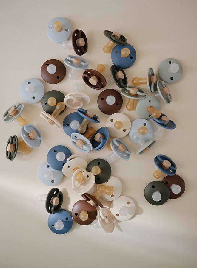 FRIGG Little Viking Latex Baby Pacifier 0-6M 1-Pack Bjorn Cocoa - Size 1 - Image 4