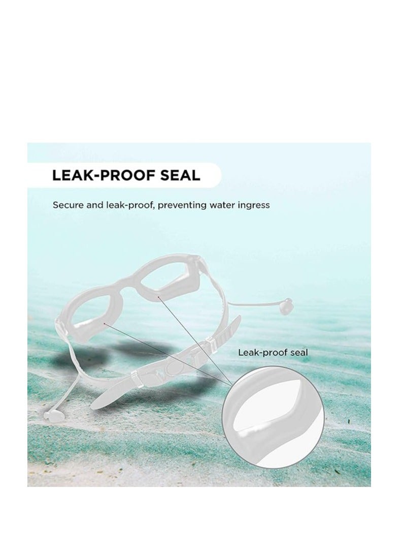 ENDLESS  Premium Swimming Goggle with Anti-Fog and UV Protection | Stylish Big Frame for more Visibility | Soft Silicone Gasket for Leak Proof | With Hard Case - Image 4