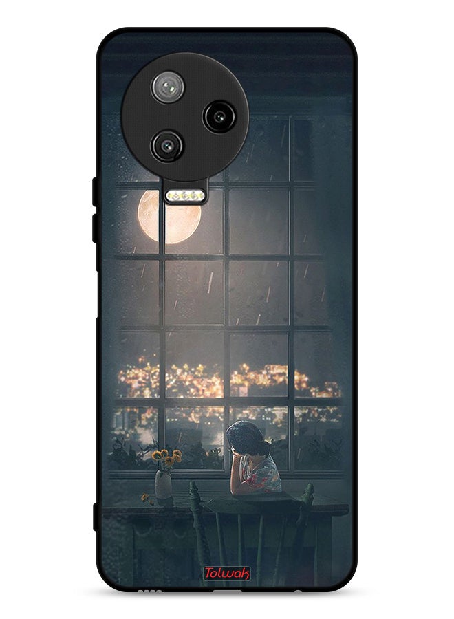 Tolwak Infinix Note 12 Pro 4G Protective Case Cover Looking At Moon Art - Image 1