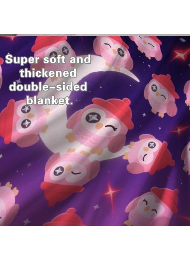 general Wisdom Fairy (latest) flannel thin blanket (warm and comfortable, suitable for sleep, game use, dust and sandproof) 150cm*200cm - 73 - Image 5