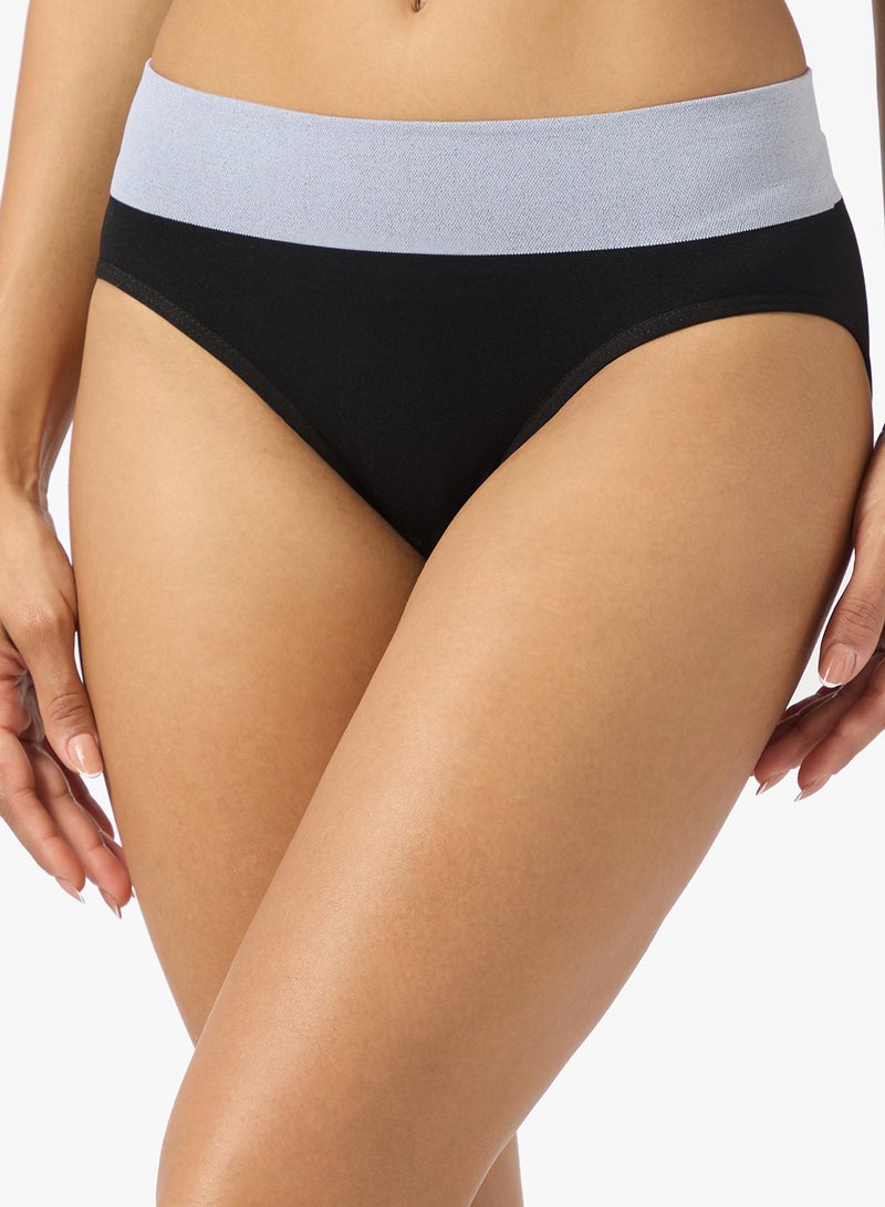 Ginger Contrast Band Bralette & Brief Set - Image 3