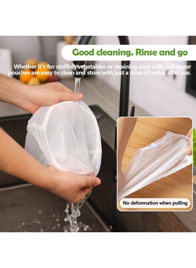 Slodki Cheese Cloth Bag For Straining, Nut Milk Bag - Reusable Straining Bags For Nut Milk, Soy Milk, Dumpling Fillings, And More (3, S) (3, M) - Image 5