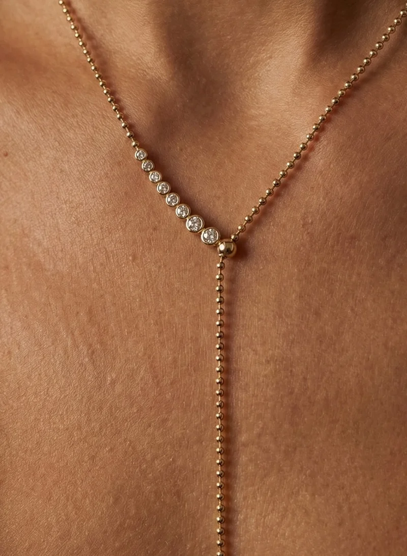 ليو جو قلادة لي جو الذهبية الرقيقة