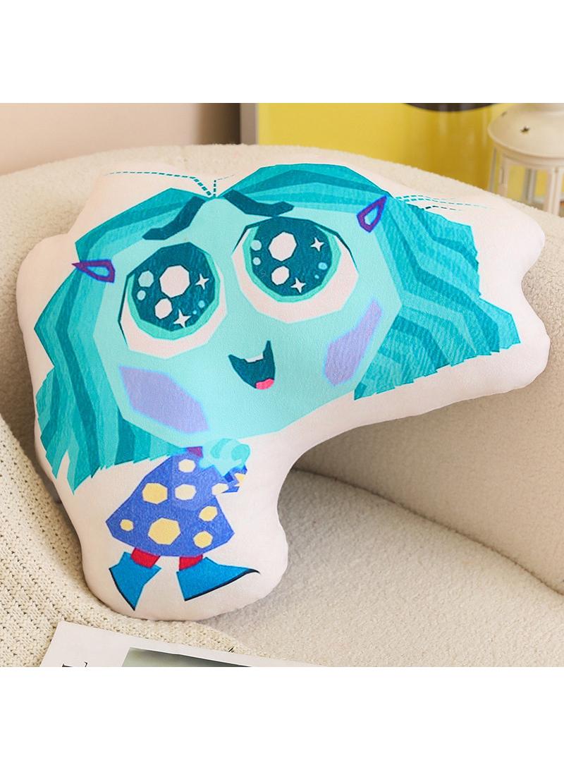 Y&D inside out 2 Plush Throw Pillow Cartoon Plush Doll Toy Decoration Cushion for Kids and Adults  Great Birthday Choice for Boys Girls 18×18 Inch - Image 1