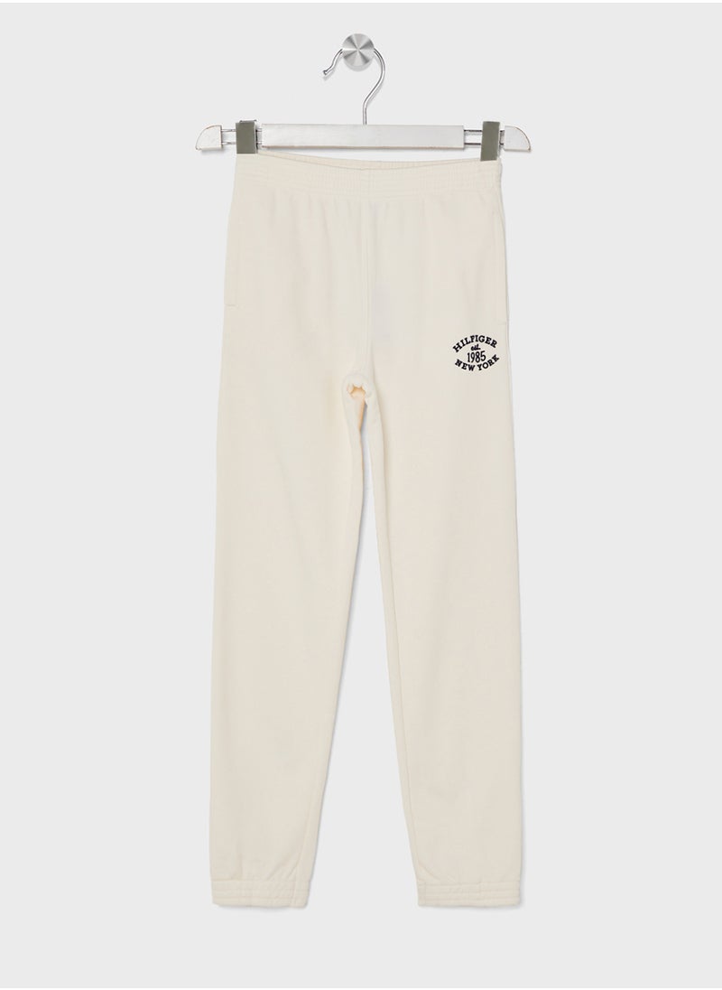 TOMMY HILFIGER Youth Logo Cuffed Sweatpants  - Image 1