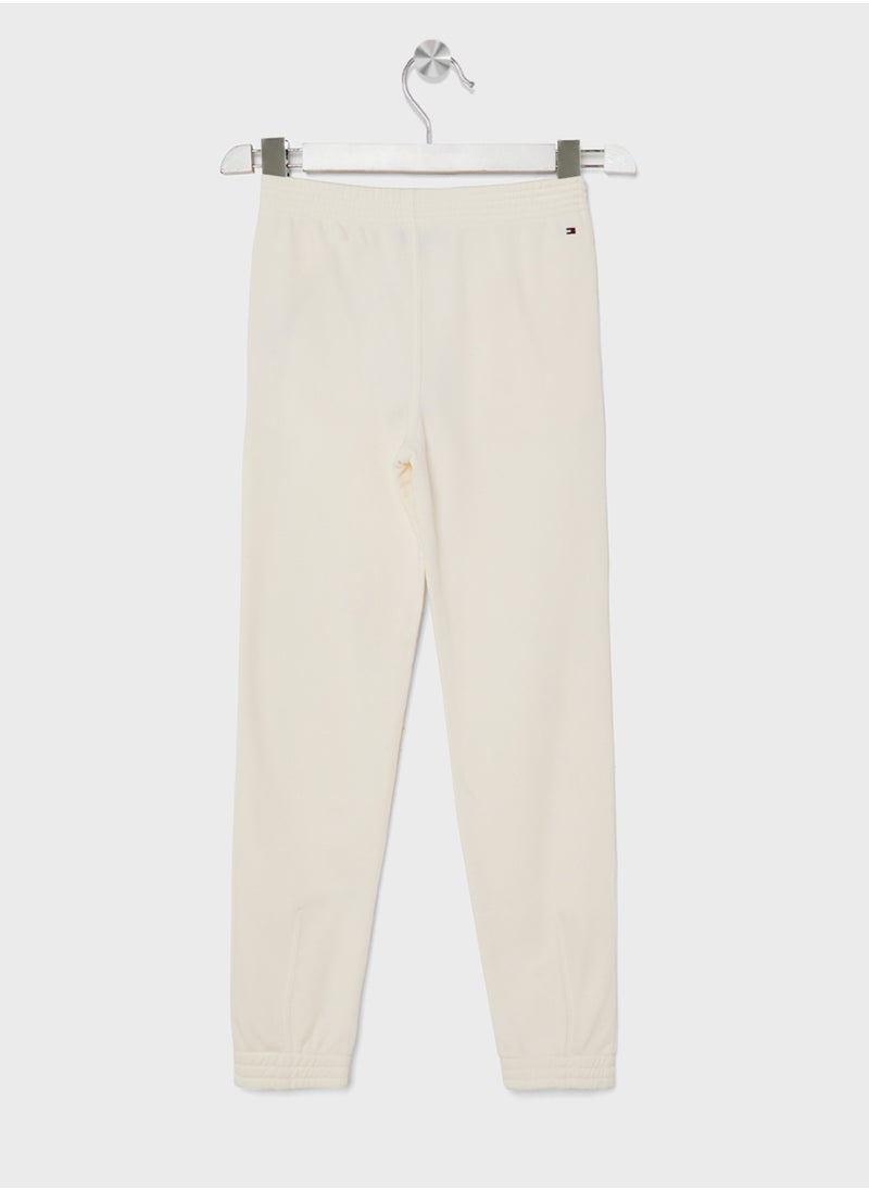 TOMMY HILFIGER Youth Logo Cuffed Sweatpants  - Image 2