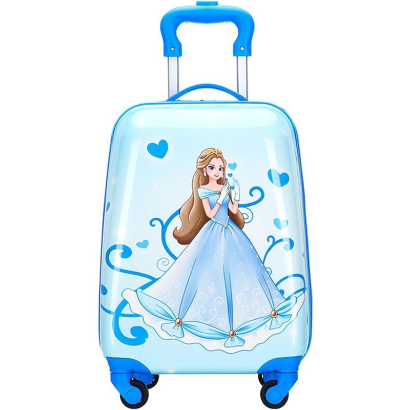 Travel Kid's Luggage 18inch Carry on Hard Side Upright Cartoon Spinner Luggage - Image 1