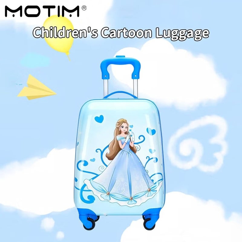 Travel Kid's Luggage 18inch Carry on Hard Side Upright Cartoon Spinner Luggage - Image 2