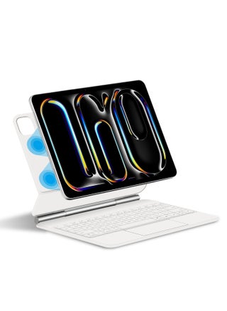 For iPad Pro 11 2024 Magnetic Keyboard Case, Multi-Touch Trackpad Keyboard Case, Wireless Backlit Keyboard, Easily Adjustable Floating Stand - pzsku/ZCE9B49D9F22A8CD4686CZ/45/1747200778/4ceca5b4-d53f-4d09-b88c-c8f0cd2827f2