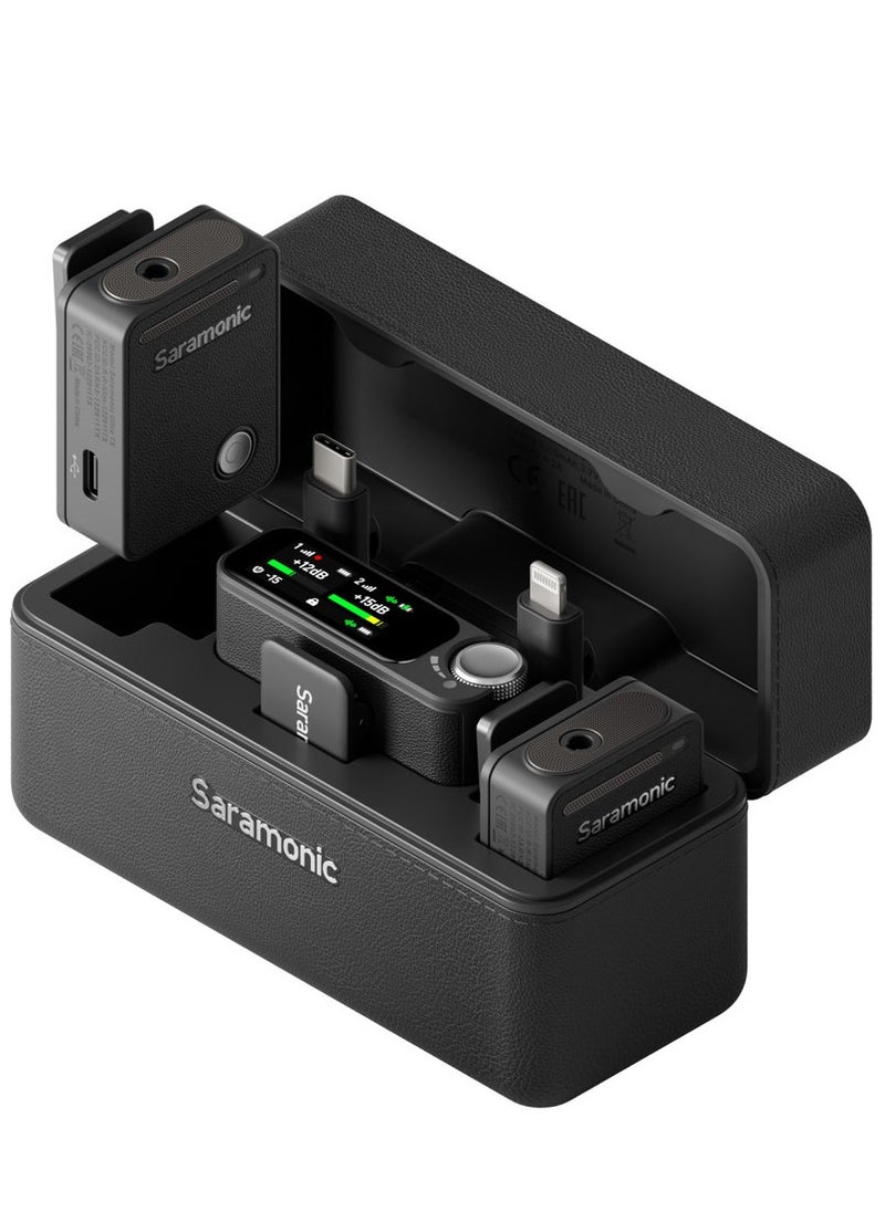 Saramonic - Ultra-01 2-Person Wireless Microphone System with Timecode - Image 1