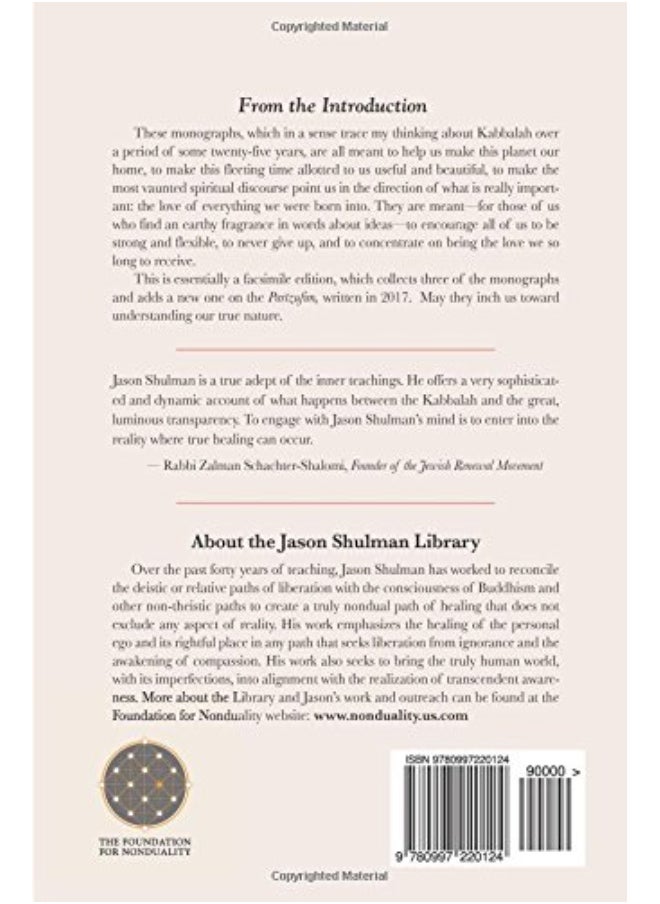 Foundation for Nonduality The Kabbalah Monographs  - Image 2