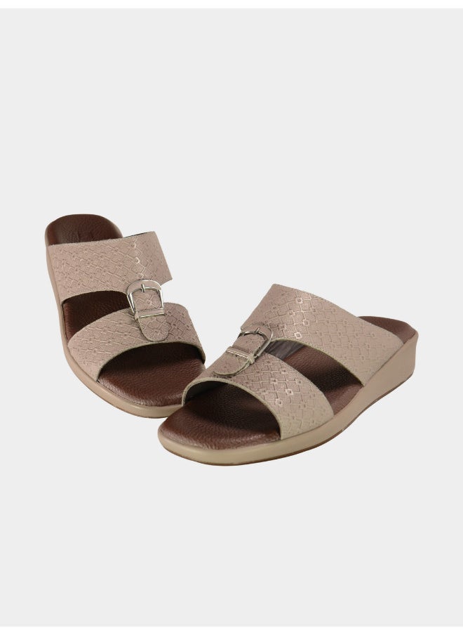 barjeel uno 008-3094 بارجيل أونو صندل عربي للأولاد BBGT 14 بيج - Image 2