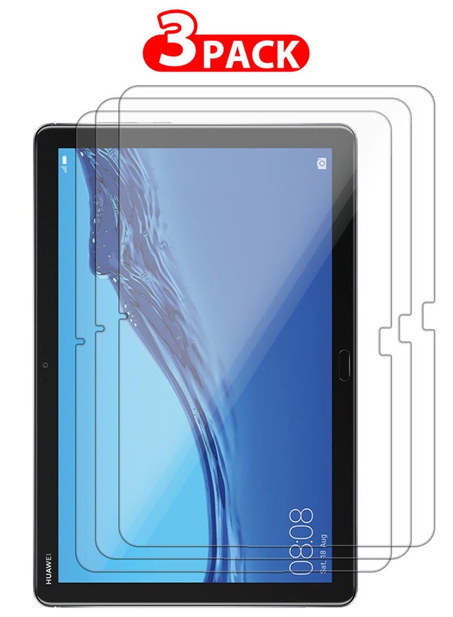 CATANES 3 Packs For Huawei MediaPad M5 Lite Tablet Screen Protector Anti-Glare 9H Hardness Tempered Glass Scratch Resistant HD Display Screen Protector - Image 1