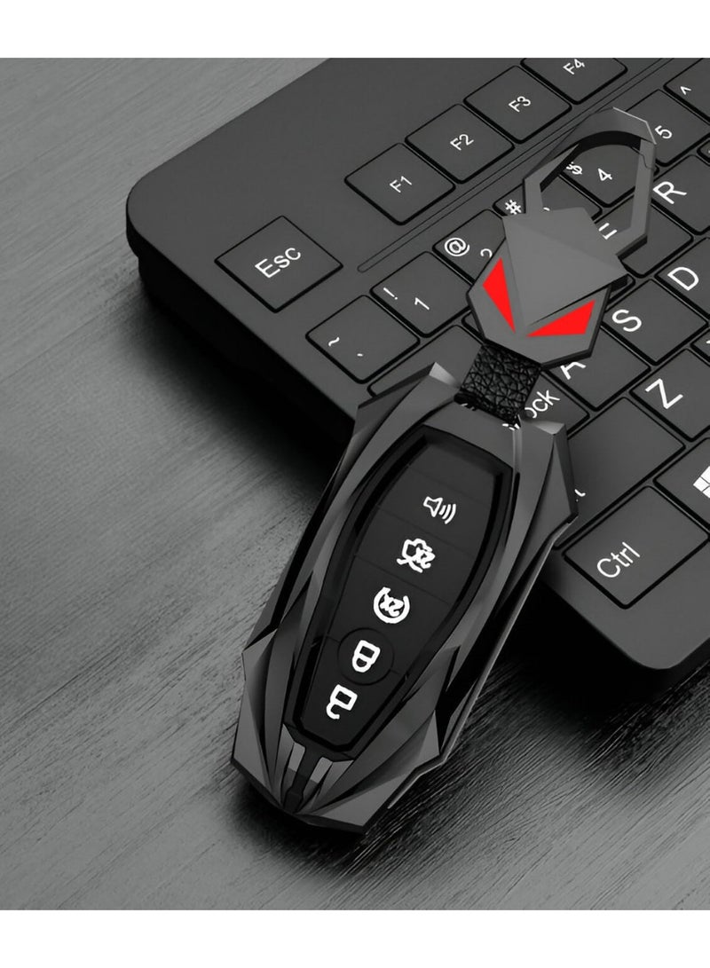 NOSKIN Key Fob Cover Fit for Ford key Case Protector Metal Keychain,Compatible for Bronco F150 Explorer Escape Mustang Mach E Truck King Ranch Key Holder - Image 5