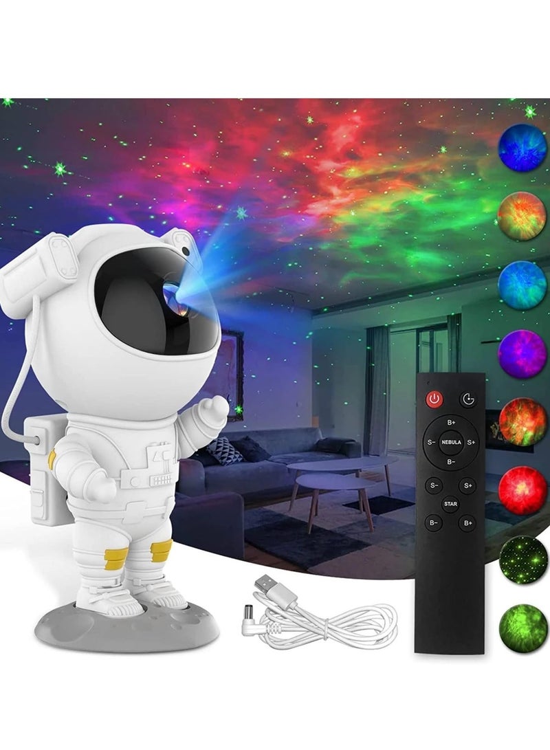 ELTRAZONE Night Lights Star Projector. Astronaut Nebula Galaxy Projector with Timer, Remote Control and 360°Adjustable Design. For Room Decoration Party - Image 1