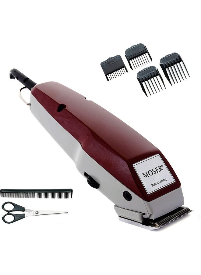 MOSER 1400 Professional Hair Clipper Burgandy 175x69x50mm - Image 3