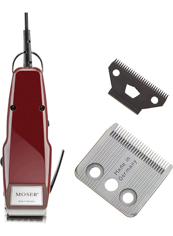 MOSER 1400 Professional Hair Clipper Burgandy 175x69x50mm - Image 4