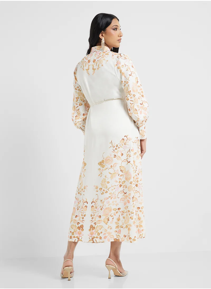 Khizana Floral Print Dress