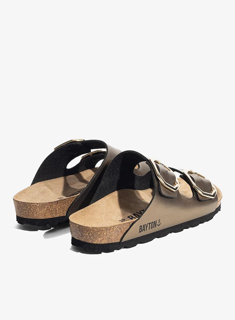Bayton  Atlas Double Strap Wedge Sandals for Women | Best Price UAE