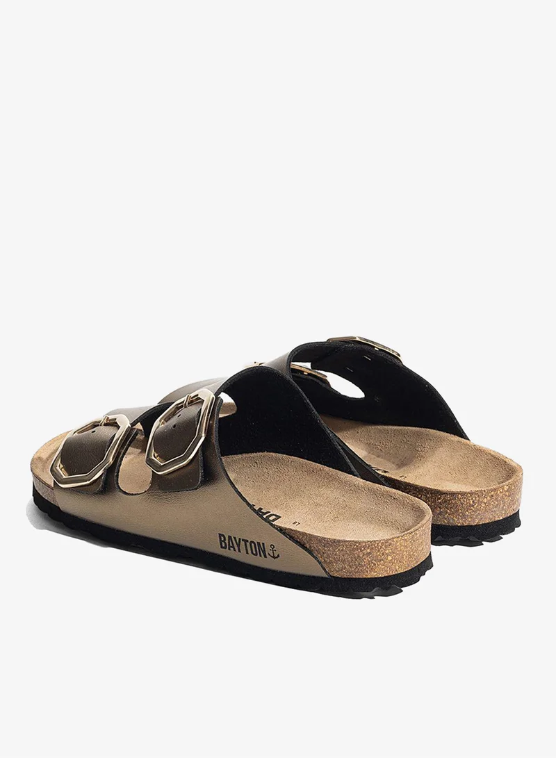 Bayton  Atlas Double Strap Wedge Sandals for Women | Best Price UAE