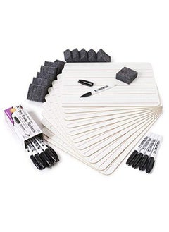 Dry Erase Board Classroom Pack Mini Lapboard School Supplies Includes 12 Each Onesided Lined Erasable White Boards 2 Inch Felt Erasers And Black Dry Erase Markers (35025) - pzsku/ZCE9C0CA4CBEE8B5532E7Z/45/_/1693829652/06fa5ea7-1d44-499b-8f27-0be383a1683f