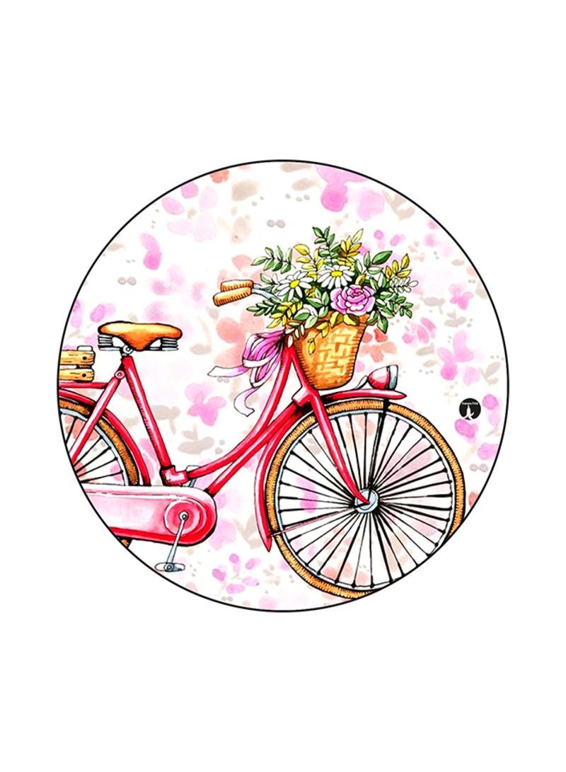 RKN A Bike Printed Mouse Pad Multicolour