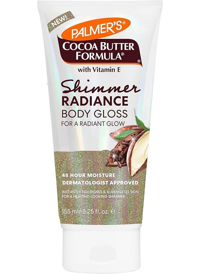 PALMER'S زبدة الكاكاو صيغة لمعة إشراقة لامعة للجسم 155 مل - Image 1