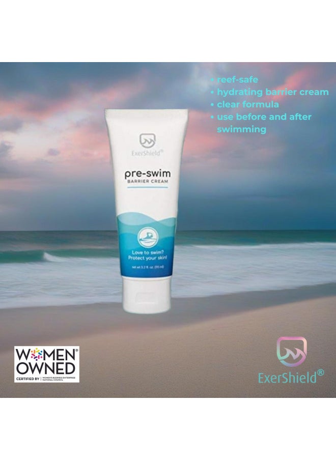 Exershield - Exershield Pre-Swim Lotion Barrier Cream for Swimmers Protects Skin from the drying and itchy effects of pool water and spa chlorine. - Image 1