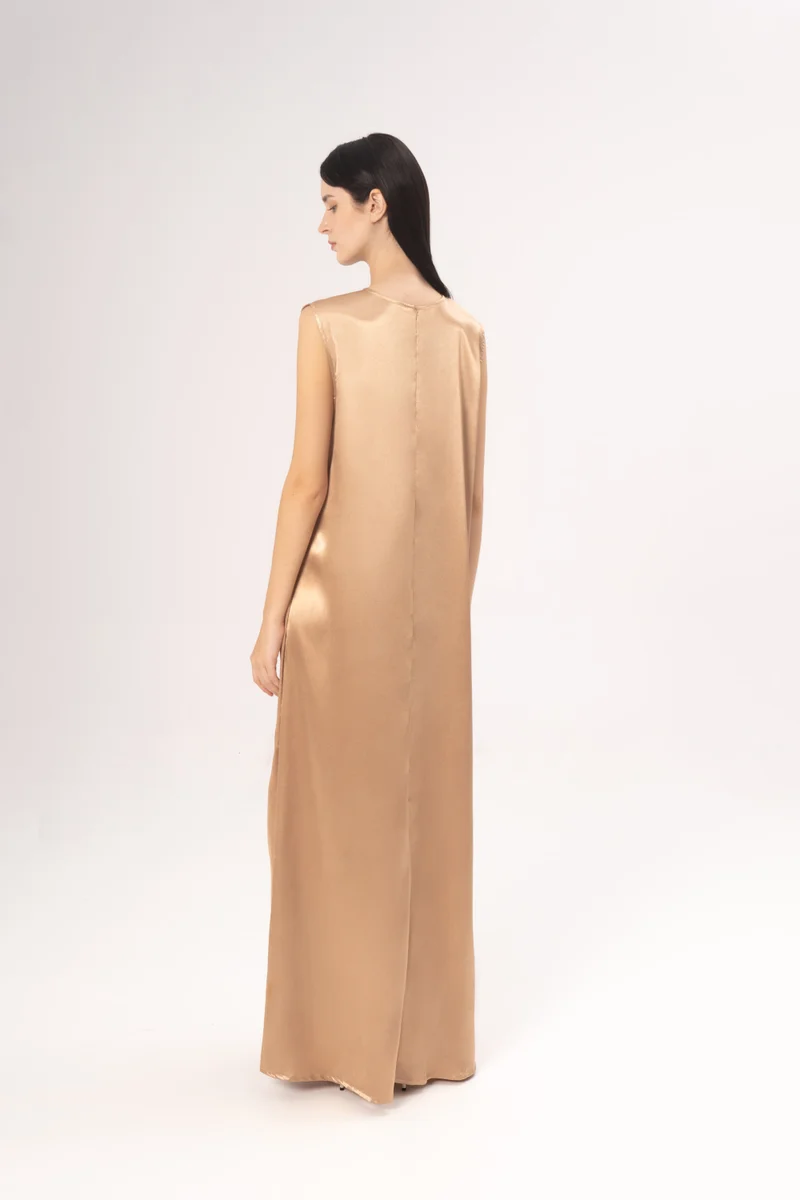 Hadiyath Al Madinah Gold Inner Dress - HM