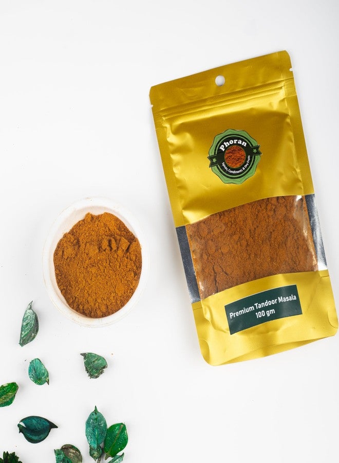 Phoran Tandoori Masala 100 gm | Marinade Veg or Non Veg dish | Multicuisine Spice | Authentic Tandoor Spice - Image 1