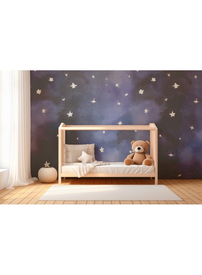 Home Gallery Cyan Fondo Pattern Fabric Wallpaper Covers An Area ​​Up To 4.2Mx3M With Adhesive  And Smoothing Tool  - Image 4