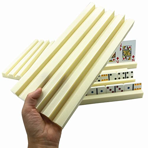 Yuanhe 4Pack Plastic Domino Holders - Domino Racks Trays Organizer for Classic Board Games Tiles Family Games Accessories - Image 5