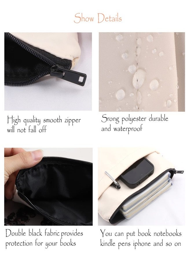 MAOFAED Book Inspired Gift Bookish Gift Book Lover Gift Zipper Book Protector - Image 5