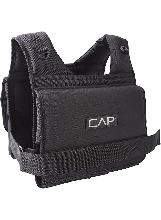 CAP Barbell 20 150 Lb Adjustable Weighted Vest Regular And Short Options - Image 1